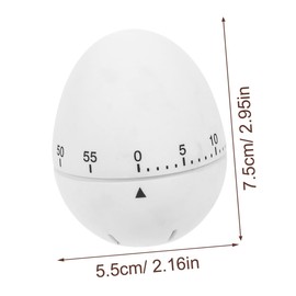 LABRIMP 2pcs Mechanical Egg Timer for Cooking 60 Min Countdown Timer Portable Compact Alarm Perfect for Kitchen Use