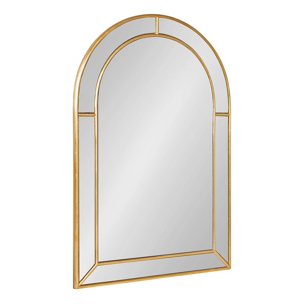 Kate and Laurel Fairbrook Transitional Arched Wall Mirror, 18 x
