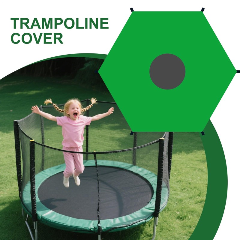 Trampoline Shade Cover for 8FT 10FT 12FT 14FT Trampoline,Sunshade Canopy