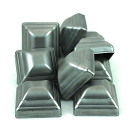 2" Pressed Steel Post Caps For Square Steel Posts (Lot of 20 Caps)