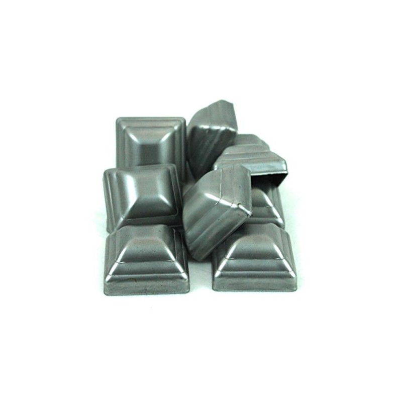 2" Pressed Steel Post Caps For Square Steel Posts (Lot