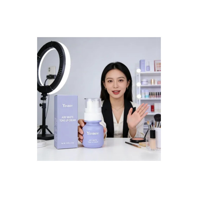 Facial Airy White Tone-up 30 G Hidratante - Brillo,duradero