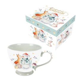 Trötsch Lieblingstasse Winterwald: Kaffeetasse Teetasse Geschenkidee Geschenk Tasse