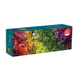 Galison Plant Life Panoramic Puzzle, 1000 Pieces, 39” x 14” – Plant Jigsaw Puzzle Featuring an Elongated & Colorful Landscape Photograph – Thick, Sturdy Pieces, Challenging Family Activity