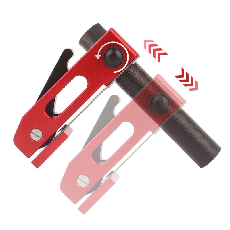 FTtool HRGJ72-R Woodworking Bench Clamp 0.8 inch (20 mm) Aluminum,