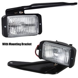 Fog Light with Bulbs Compatible with Chevy GMC Model | 1988-1999 C1500 C2500 C3500 K1500 K2500 K3500 and More | Driver and Passenger Side