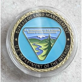 2GIG BUREAU OF LAND MANAGEMENT/US DEPARTMENT OF THE INTERIOR-Challenge Coin USA