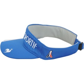 Coq Sportif QGBXJC52 Men's Logo Sun Visor, Eve Line, Cooling Bell Oasis, Sun Shade, Golf,, BL00 (blue)