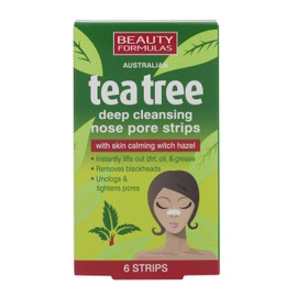 Beauty Formulas Australian tea tree deep cleansing nose pore strips - 6 strips