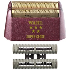 Wahl Professional 5 Star Series Shaver Shaper Replacement Foil & Cutter Bar Assembly, Super Close, Gold