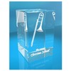 3D Glass Cuboid | Trombone with Name of Choice |