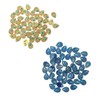 STOBOK DIY Rhinestone for Sewing 100pcs Durable Teardrop Resin Flatback