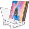 Honygebia Acrylic Vinyl Record Holder, Storing Collection of 40 Premium