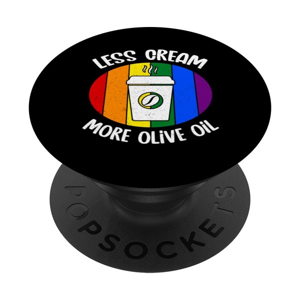 Olive Oil Coffee Lovers Barista Coffee Addict Caffeine Decaf PopSockets