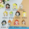 GTONEE 22pcs Cartoon Princess Charms Enamel Princesses Pendants for DIY