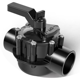 Ussuray Swimming Pool Diverter Valve - 1 1/2 inch - 2 Way - 1.5 inch Positive Seal&Non-lube Valve, for Pools&Spas,1 1/2 inch to 2 inch
