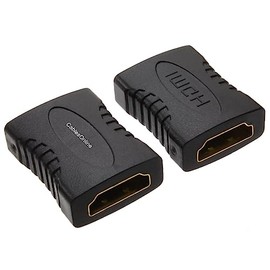 CablesOnline, 2-Pack HDMI Female to HDMI Female Coupler, Gender Changer, GC-H11A-2