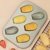 AOGVNA 6-Cup Nonstick Madeleine Pan 2 Pack Heavy Tinned Steel
