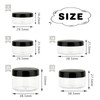 10 Pieces Small Travel Containers, 3/5/10/15/20 Gram Size Travel Jars,