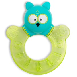 bblüv - Gümi - Chillable Textured Teething Toy (Owl, Lime)