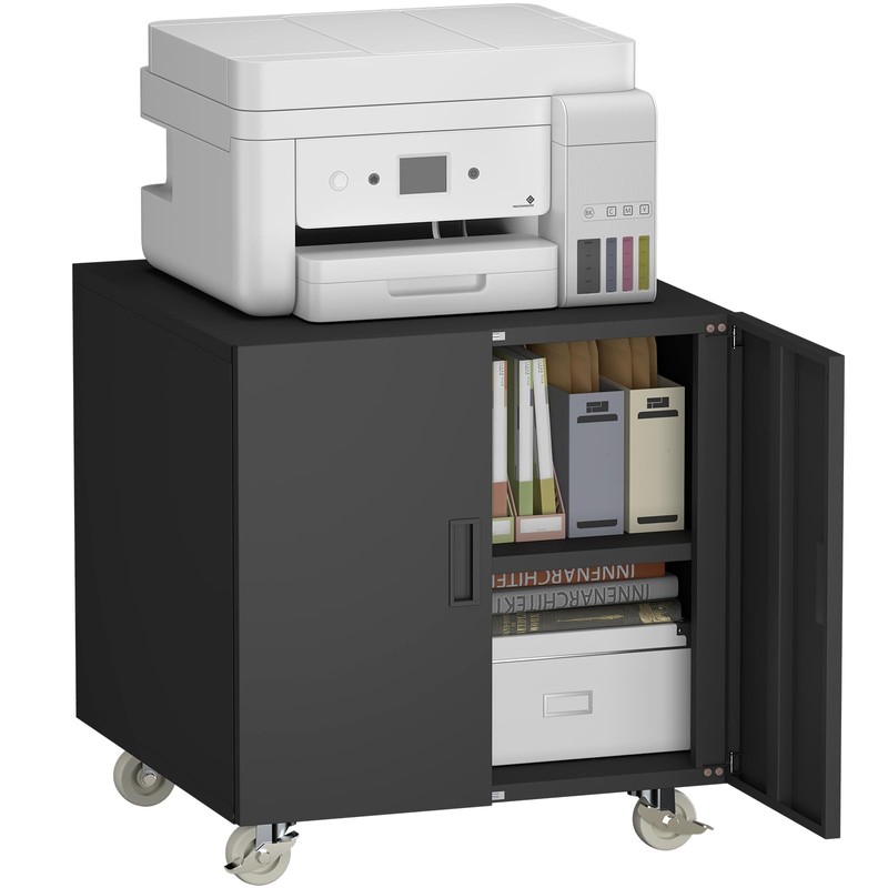 STEELIST Printer Stand with Storage, Metal Printer Table for Home