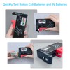 Dlyfull Battery Tester, Small Battery Testers Universal Battery Checker for