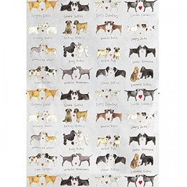 Alex Clark Tea Towel - Delightful Dogs - 100% Cotton