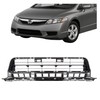 KUAFU Front Lower Bumper Cover Grille Compatible with 2009-2011 Honda