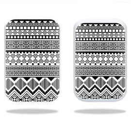 MightySkins Skin Compatible with HP Sprocket wrap Cover Sticker Skins Black Aztec