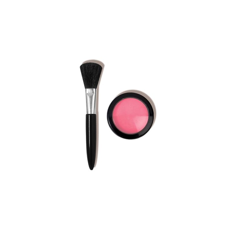 L.A. COLORS Blusher & Deluxe Brush (carded), Mink CBC143