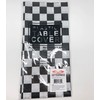 GiftExpress 2-Pack Black & White Checkered Flag Tablecloth Plastic Party