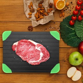 Defrosting Tray Defrosting Plates with Quick Defrosting Tray, Defrosting Tray with Tray, for Quick, Natural Defrosting (without Electricity) Accessories Kitchen Defrost Unfreeze