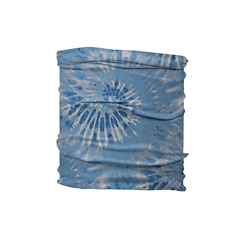 Karma Diademas medianas, talla única, teñido anudado azul