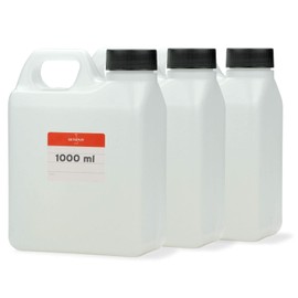 Octopus 3 x 1000 ml Canister, 1 Litre Water Canister Camping, Empty Plastic Canisters for Food, Oils or Chemicals, Plastic Canister Made of HDPE Plastic