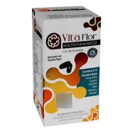 Vita Flor Multivitaminico 30 Caps Con Orqídea Negra Xotla
