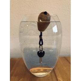 Pack of 5 Boots Key Pendant Made of Cork | Maritime Pendant for Keys (Buoy) | 3 Different Shapes to Choose From, Cork (natural)