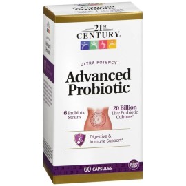 21st Century Advanced Probiotic Capsules Ultra Potency 60 EA