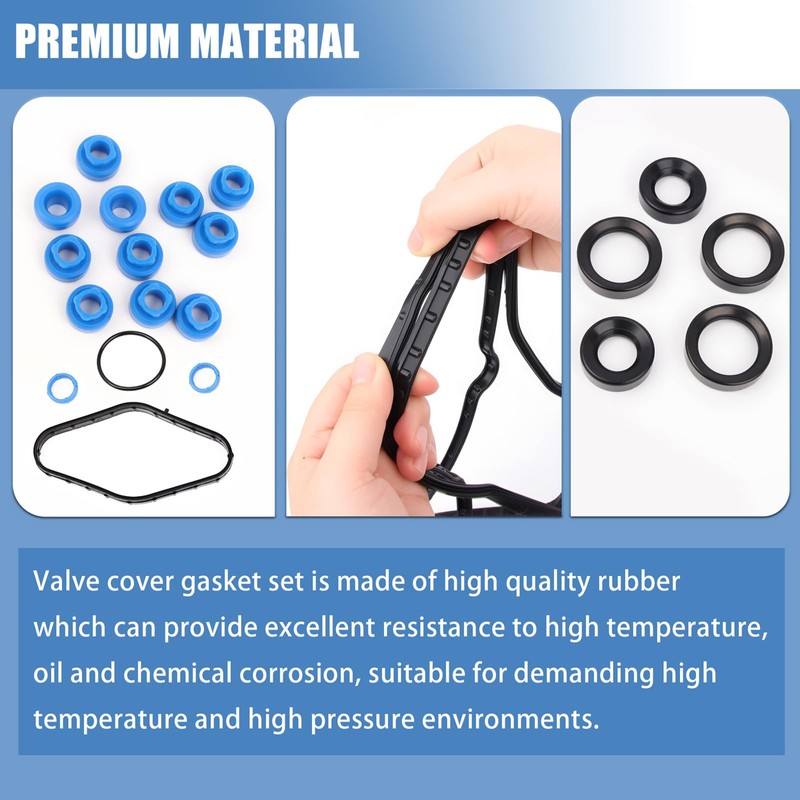 Sorello VS50879R VS50879 Engine Valve Cover Gasket Set Compatible with