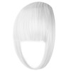 Jinnhelun Clip in Bangs,Bangs Hair Clip Extensions Clip on Wispy