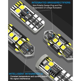 AENVTOL 10 Pieces LED Interior Lights Kit Replacement for Kia Soul 2010-2024 White Interior LED Bulb Package + License Plate Light, Install Tool