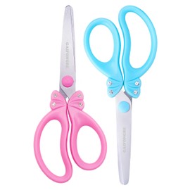 Kids Scissors,Child Scissors,Blunt tip Scissors For Kid,Girls Scissors,Safety Scissors Suitable For Kids Ages 4-8,Girl's gift,Color SET 2