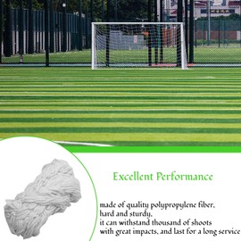 Soccer Goal Net, Soccer Replacement Goal Nets Sports Soccer Goal Post Net Full Size Football Goal Post Netting for Sports Match Training (6X4FT)