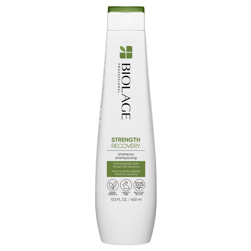 Biolage Strength Recovery Shampoo Conditioning Cream and Treatment Trio Bundle