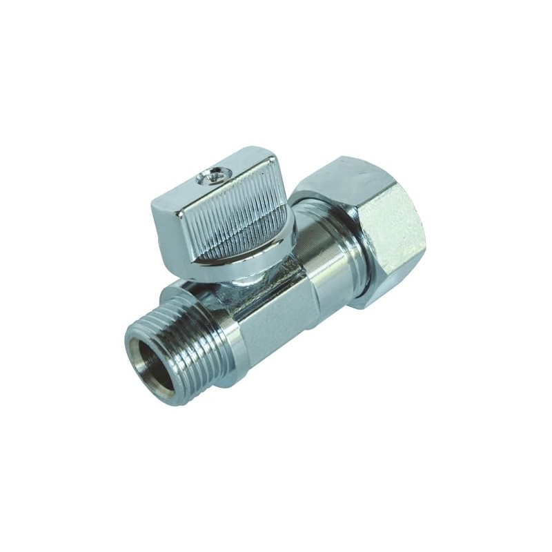 SOMATHERM FOR YOU - Mini Ball Valve Chrome-Plated Double Sided