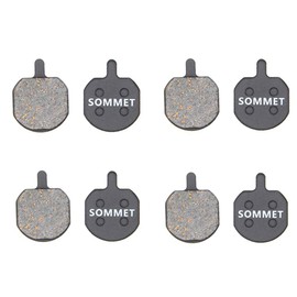 SOMMET 4 pairs Resin and Semi-Metallic Disc Brake Pads fit for Hayes Sole MX2 MX3 MX4 MX5 CX5 CX Pro CX Expert CX Comp
