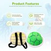 Quahzify Plush Turtle Shell, 30 cm Turtle Shell Backpack for
