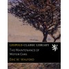 The Maintenance of Motor Cars