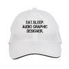 Makoroni - EAT Sleep EAT Sleep Audio Graphic Designer Hat