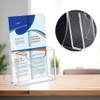 A5 Clear Leaflet Holder, 2 Pack Acrylic Freestanding Brochure Holder