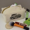 'Vintage Automobile' Canvas Wash Bag/Makeup Case (CS00044299)
